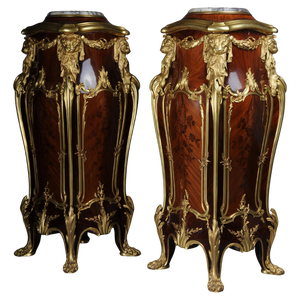 20th Century Ormolu Pedestals in the style of Joseph-Emmanuel Zwiener, Set of 2