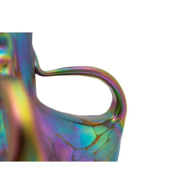 Art Nouveau Glass Vase PG 1/413 from Johann Loetz Witwe, Vienna, 1901 For Sale - Image 6 of 12