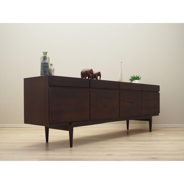 Vintage Danish Oak Sideboard by Ib Kofod Larsen for Faarup Møbelfabrik, 1970s For Sale - Image 6 of 16