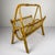 Vintage Bamboo and Vienna Straw Magazine Rack, Italy, 1960s For Sale - Image 14 of 17
