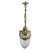 Gold Art Nouveau Bronze Hanging Lamp in Teardrop Shape, 1890s For Sale - Image 8 of 8
