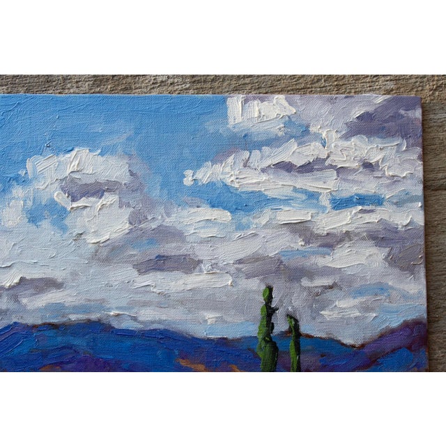 Contemporary Nevada Desert, Contemporary Landscape Oil Painting For Sale - Image 3 of 11
