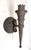 Gothic Antique Gothic 19th Century Hand Wrought Iron Wall Mount Candle Sconce Fixture For Sale - Image 3 of 10