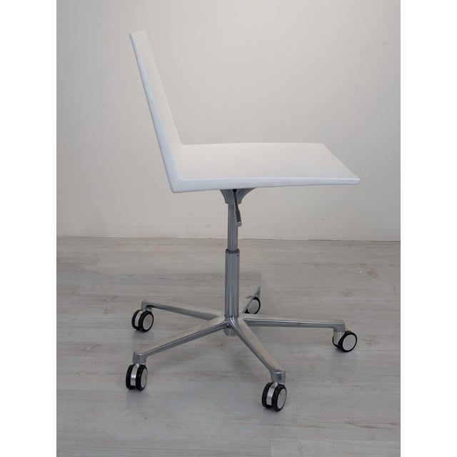Italian White Swivel Chairs Arper from the Catifa Series For Sale - Image 12 of 18