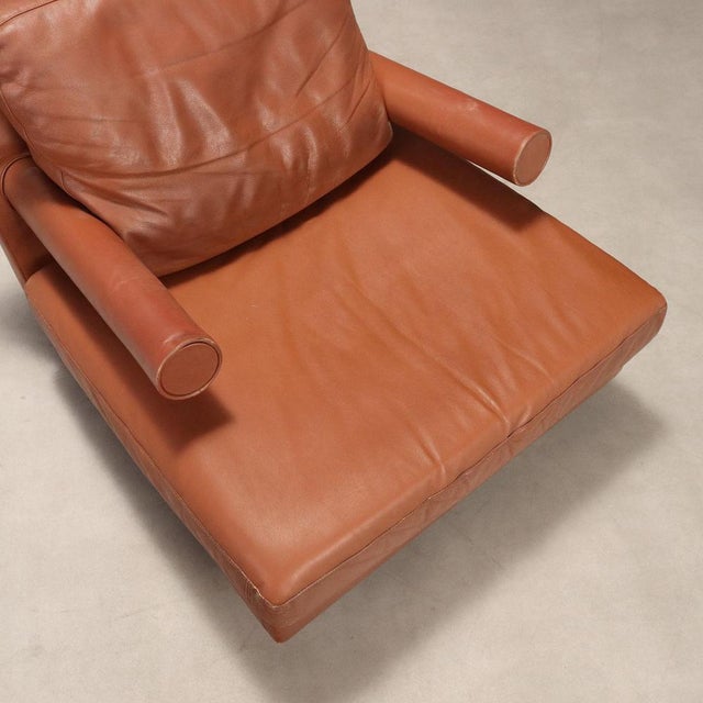 Animal Skin Baisity Armchair attributed to Antonio Citterio for B&B For Sale - Image 7 of 13