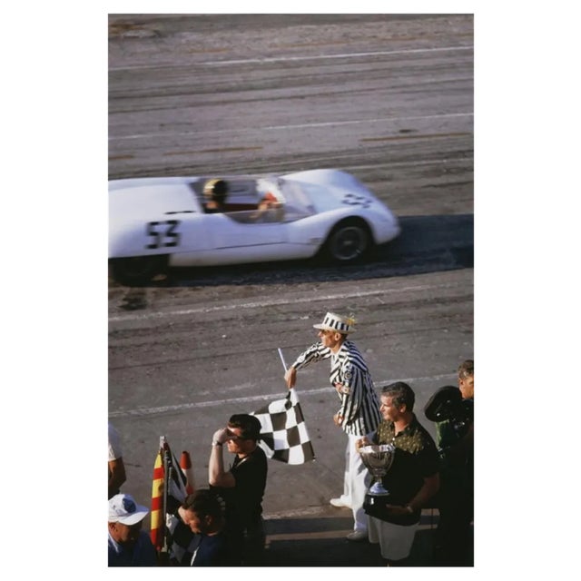 Slim Aarons, Checkered Flag, Estate Stamped Photographic Print, 1963 / 2020s For Sale