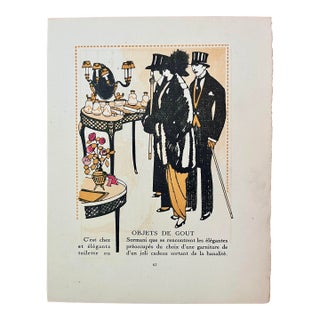 Objets De Gout, Gazette Du Bon Ton, 1912 For Sale