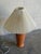 Mid 20th Century Mid-Century Modern Orange Ceramic Table Lamp For Sale - Image 4 of 12