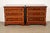 English Baker Furniture Georgian Banded Mahogany Bedside Chests, Pair For Sale - Image 3 of 17