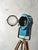 Blue Vintage Industrial Theater Spotlight Floor Lamp from A.E. Cremer, 1950s For Sale - Image 8 of 17