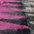 Charcoal Luxury Pink, Charcoal and Natural Silk Velvet Ikat Lumbar Pillow 16x24 Inch With Down Insert For Sale - Image 8 of 8