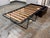 Design Plus Gallery presents a Twin Size Leather Ottoman Hidden Sleeper from Gumps. Upholstered in brown leather with a...