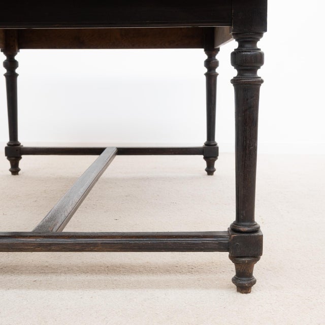 Antique French Farmhouse Table in Wood, 1900 For Sale - Image 4 of 10
