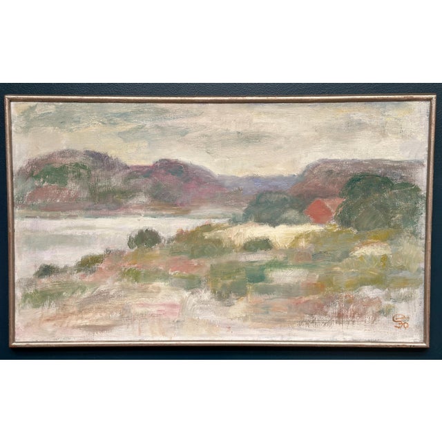 Gunnel Forssell, Early Morning, 1950s, Oil on Canvas, Framed For Sale - Image 6 of 17