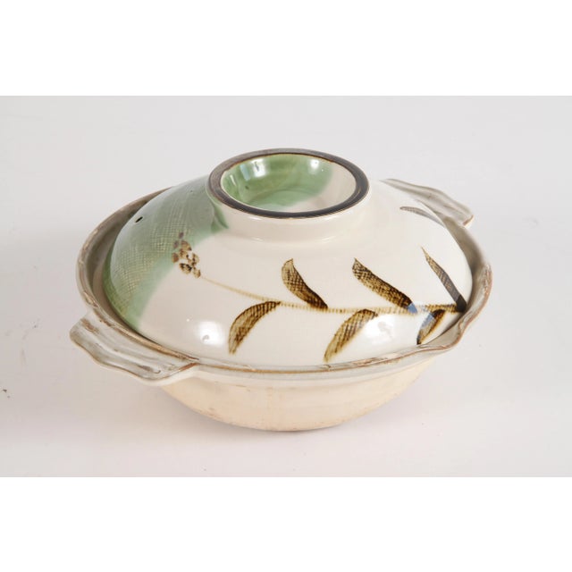 Japanese Vintage 1950's Japanese Ceramic Donabe Cooking Vessel For Sale - Image 3 of 9