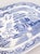Ceramic Large 19th Century English Staffordshire Ironstone Blue Willow Platter For Sale - Image 7 of 10