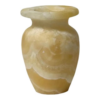 1940s Italian Alabaster Vase For Sale