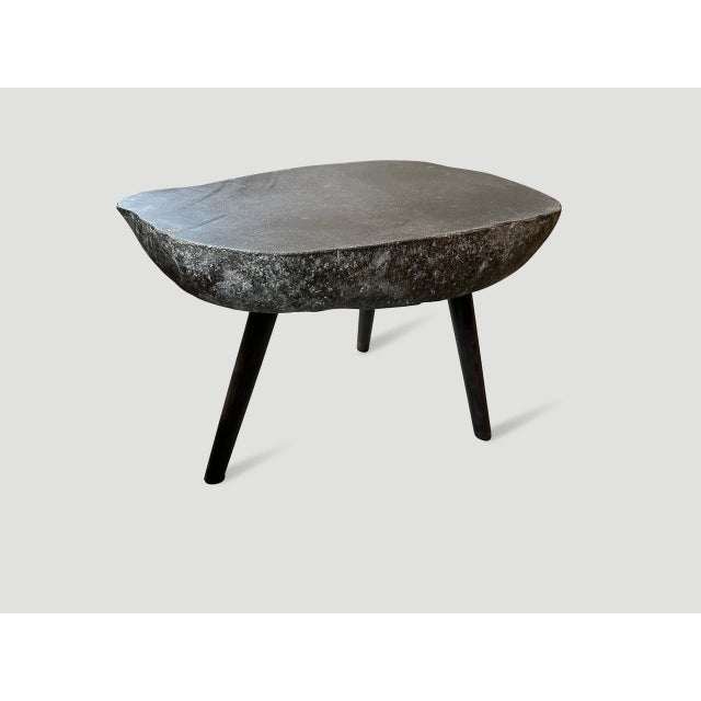 Andrianna Shamaris River Stone Side Table For Sale - Image 4 of 5