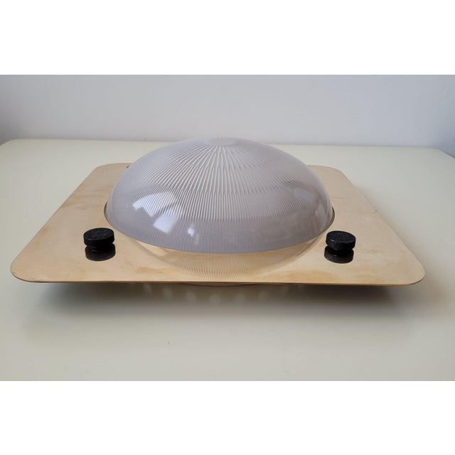 1970s Brass and Glass Wall Lamp by Sergio Mazza, Italy, 1970s For Sale - Image 5 of 18