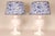 1980s 1980s Vintage Table Lamps Traditional Blue and White Birds a Pair For Sale - Image 5 of 11