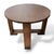 Rustic Arts & Crafts Oak Circular Low Table, 1890s For Sale - Image 3 of 9