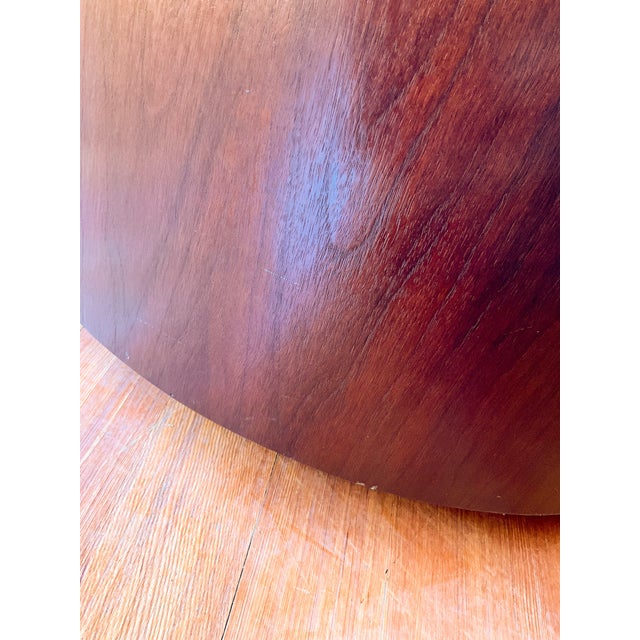 Mid 20th Century Drylund Attributed Rosewood Drum Side Table For Sale - Image 9 of 9