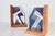 Mid-Century Modern Pair of Vintage Wood and Stained Glass Bookends For Sale - Image 3 of 10