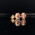 Diamond Sapphire Earrings 14 Karat Yellow Gold 0.66 TCW Certified For Sale - Image 10 of 14