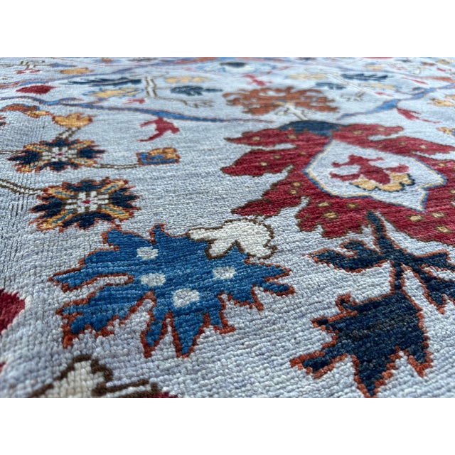 This beautiful Turkmen Oushak bidjar pattern Rug is 100% Hand-knotted with Natural Vegetable and Fruit dyes, It will be a...