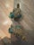 Mid-Century Modern 20th Century Majolica Ceramic Foo Dogs - A Pair of 2 Dogs For Sale - Image 3 of 4