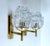 Vintage Glass and Brass Sconces, 1970, Set of 2 For Sale - Image 16 of 18