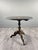 Napoleon iii pedestal table in black lacquered wood with floral painted decoration – 19th century an elegant napoleon iii...