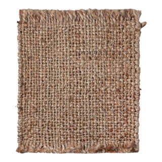 Rug & Kilim Nubby Beige/Brown Jute Rug, 12' x 12' For Sale