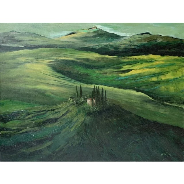 Magdalena Nalecz, Lavender Field, 2021, Acrylic on Canvas For Sale - Image 4 of 4