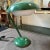 1960s Stilnovo Style Mid-Century Modern Green Painted Metal Italian Table Lamp For Sale - Image 6 of 12