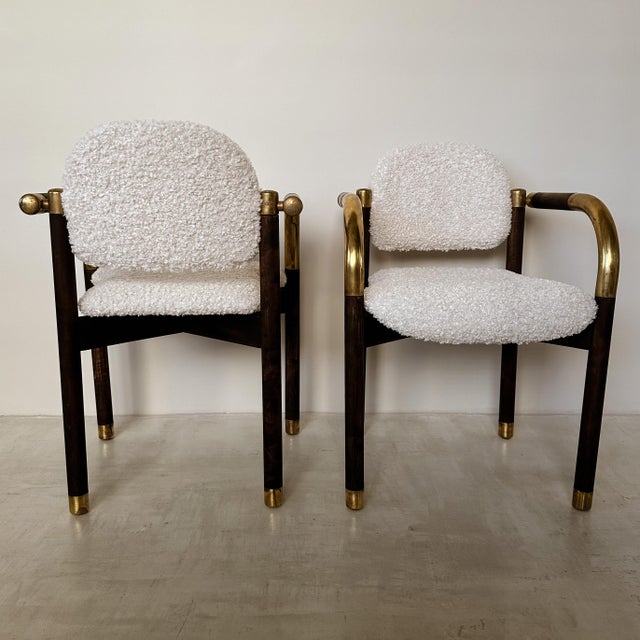 Metal Brutalist Sass Armchairs from Idea, 1988, Set of 4 For Sale - Image 7 of 12