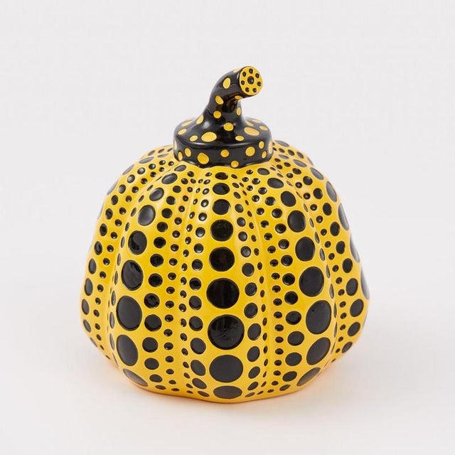 Yayoi KUSAMA Mini Pumpkin (Yellow/Black) Edition of Kusama's famous pumpkin High quality, hand painted resin Limited...