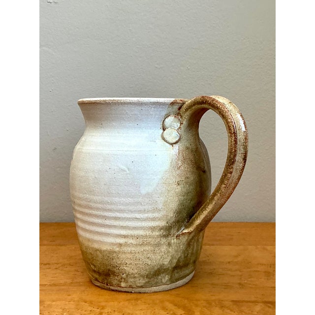 Vintage Aboriginal Studio Pottery Pitcher For Sale In West Palm - Image 6 of 12