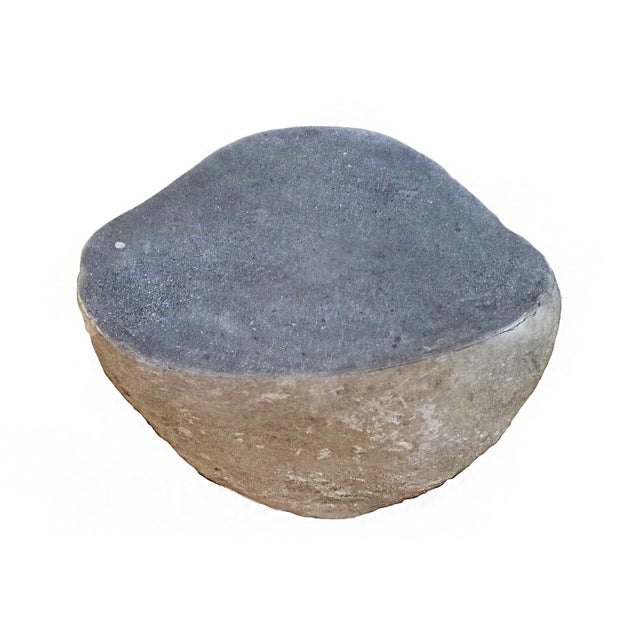 Indonesian Stone End Table For Sale - Image 4 of 12
