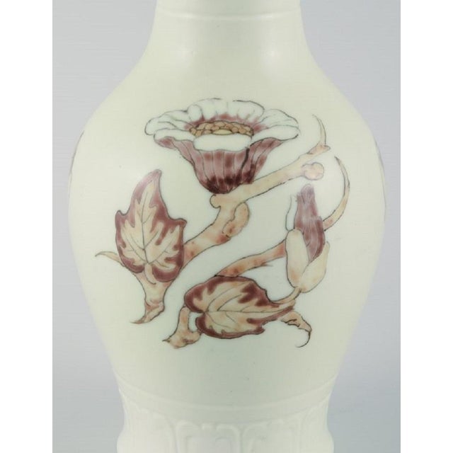 Art Deco Vase by Jo Hahn Locher for Bing & Grøndahl, 1930s For Sale - Image 4 of 6