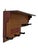 Art Deco Amsterdamse School Wall Coat Rack in Oak and Padouk, 1920s For Sale - Image 10 of 14