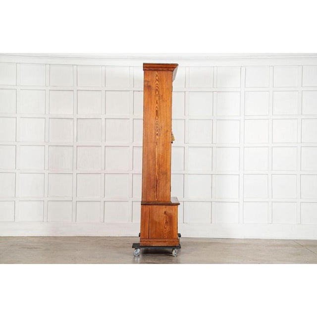 19th Century English Glazed Pine Bookcase, 1880 For Sale - Image 6 of 17