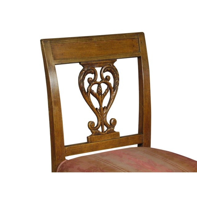 Early 19th Century Set Four (4) Swedish Neoclassical Side Chairs For Sale In Boston - Image 6 of 7