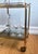 Neoclassical Square Brass Serving Trolley, 1950s For Sale - Image 4 of 7