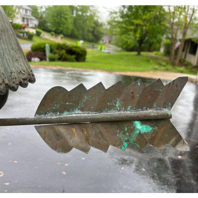 Vintage Copper Eagle Weathervane For Sale - Image 11 of 12