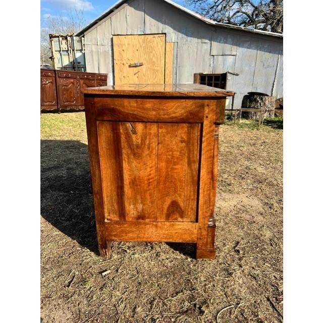 18th Century French Country Empire Solid Walnut Sideboard / Credenzas For Sale - Image 11 of 13
