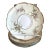 Early 20th Century Vintage Theodore Haviland Limoges France Rosalinde Porcelain Saucer Plates - Set of 4 For Sale