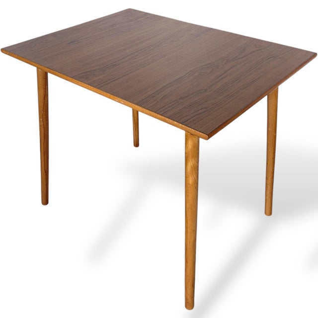 Mid-Century Square Formica Dining Table, Former Czechoslovakia For Sale - Image 6 of 9