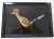 Mid-Century Couroc of Monterey Tray featuring and inlaid Roadrunner in motion. Original label intact on reverse (see...