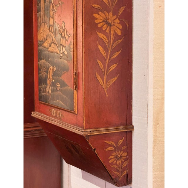 19th Century Chinoiserie Wall Clock For Sale - Image 14 of 15